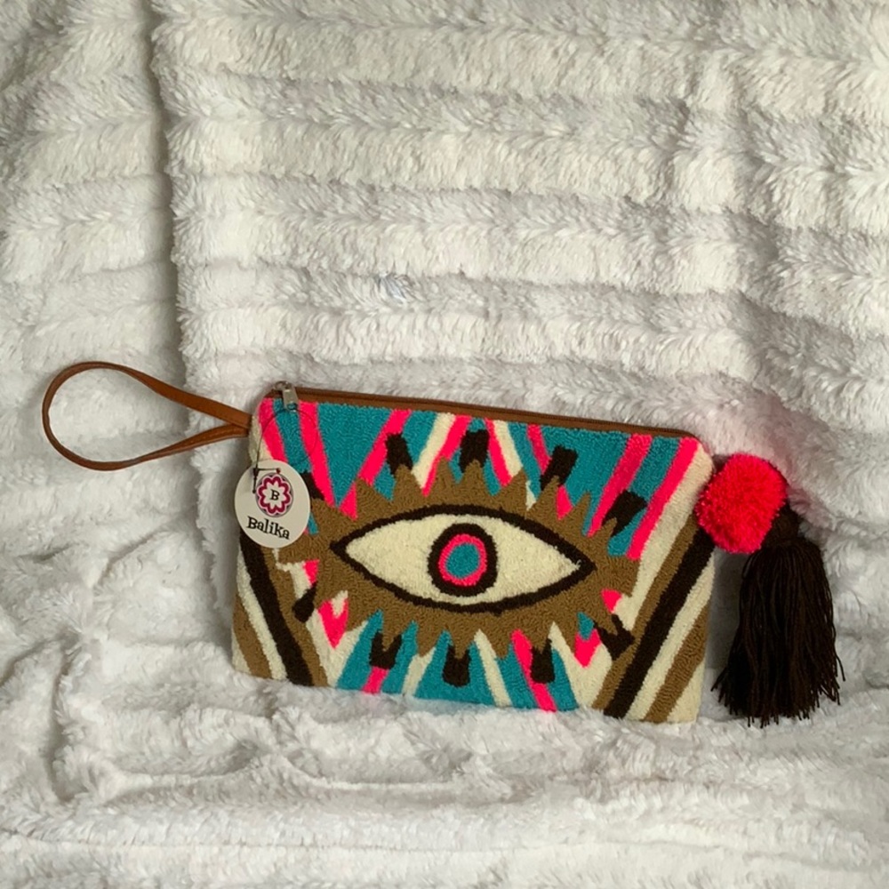 🆕Wayuu evil eye clutch!! Made in Colombia 🇨🇴